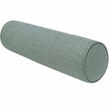 Cuscino cilindrico 15 x 50 cm in tessuto verde salvia - supporto decorativo